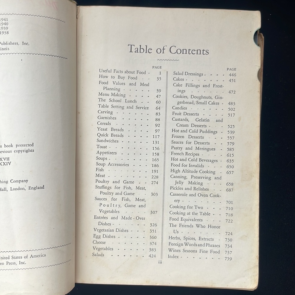 1941 International Edition of the American Woman’s Cook Book vintage hardcover - Picture 10 of 17